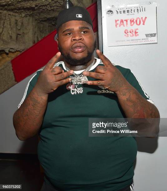 Fatboy SSE attends YFN Lucci In Concert at Center Stage on May 17, 2018 in Atlanta, Georgia.