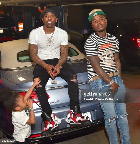 Lucci and Lil Marlo attend YFN Lucci In Concert at Center Stage on May 17, 2018 in Atlanta, Georgia.