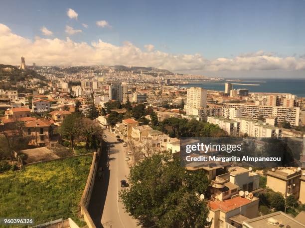 view of algiers center from above - algiers stock pictures, royalty-free photos & images