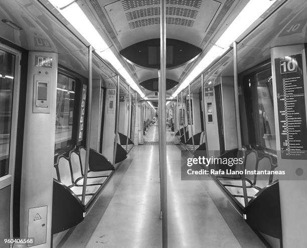 metro wagon - metro madrid stock pictures, royalty-free photos & images