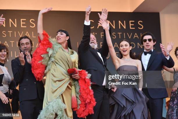 Jordi Molla, Rossy de Palma, Mariela Besuievsky, Terry Gilliam, Stellan Skarsgard, Olga Kurylenko and Adam Driver attend the Closing Ceremony &...