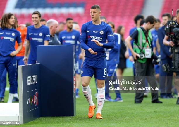 Ross Barkley of Chelsea after the Emirates FA Cup Final between Chelsea and Manchester United at Wembley Stadium on May 19, 2018 in London, England.