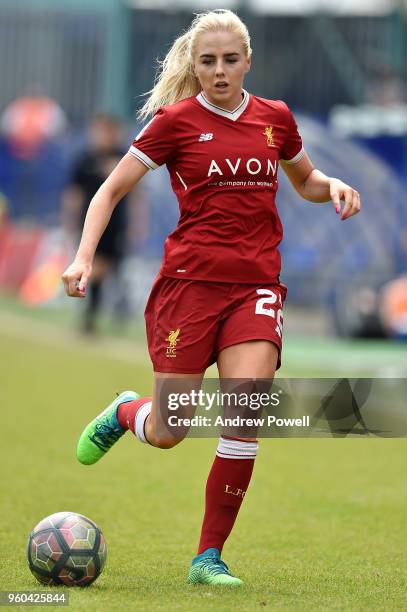 Alex Greenwood of Liverpool Ladies during the Women's Super League match between Liverpool Ladies and Chelsea Ladies at Prenton Park on May 20, 2018...