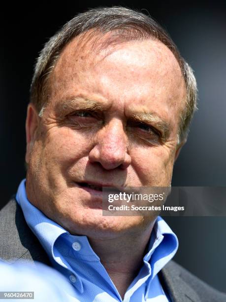 Coach Dick Advocaat of Sparta Rotterdam during the Dutch Jupiler League match between Sparta v FC Emmen at the Sparta Stadium Het Kasteel on May 20,...