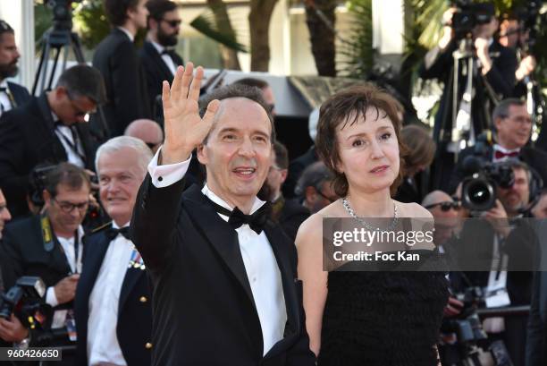 Roberto Benigni and Nicoletta Braschi attend the Closing Ceremony & screening of 'The Man Who Killed Don Quixote' during the 71st annual Cannes Film...