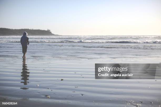 cox bay in tofino, british columbia - angela auclair stock pictures, royalty-free photos & images