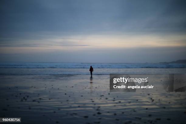 cox bay in tofino, british columbia - angela auclair stock pictures, royalty-free photos & images