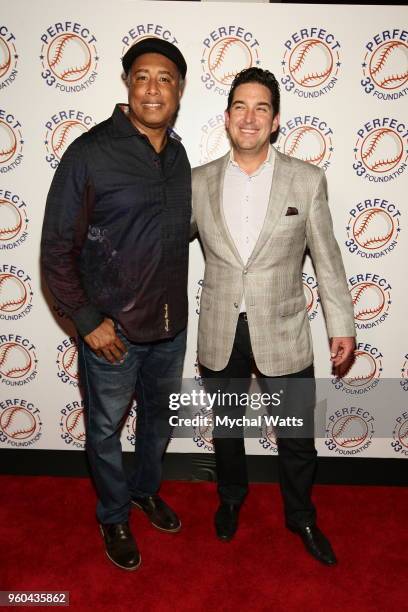 Four-Time NY Yankees World Series Champion Bernie Williams with Epic Sports and Entertainment CEO and Producer of the Perfect Game Matt Haines...