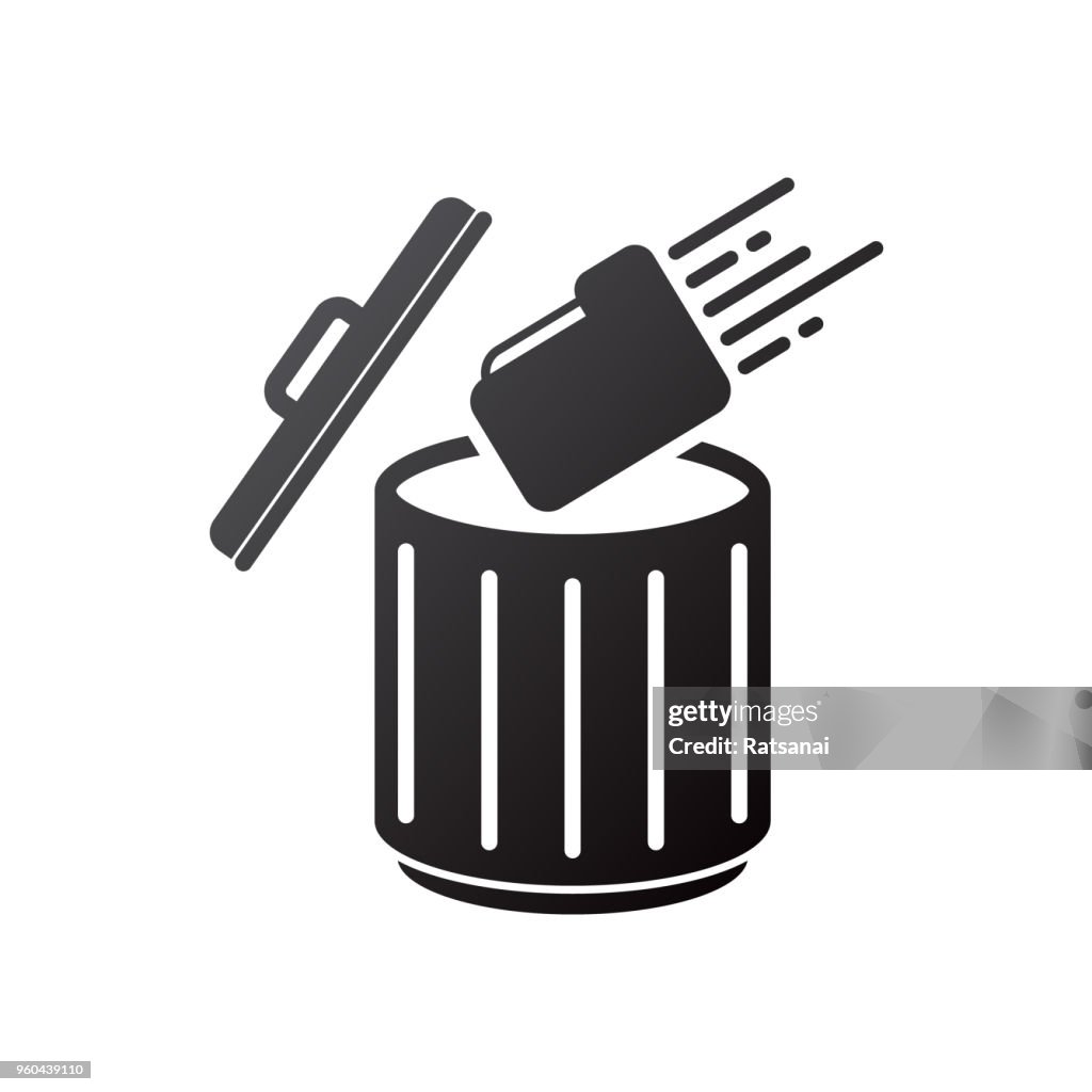 Trashes File Trash File High-Res Vector Graphic - Getty Images