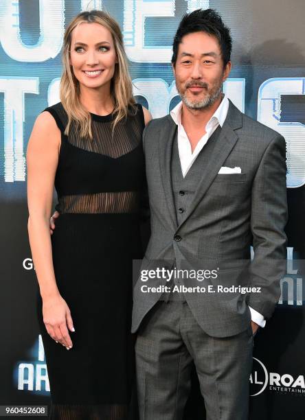 Actor Kenneth Choi attends the premiere of Global Road Entertainment's "Hotel Artemis" at Regency Village Theatre on May 19, 2018 in Westwood,...