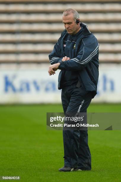 Kilkenny , Ireland - 20 May 2018; Offaly manager Kevin Martin prior to the Leinster GAA Hurling Senior Championship Round 2 match between Kilkenny...