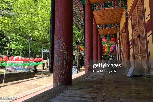 buddhist temple floor - building storey stock pictures, royalty-free photos & images