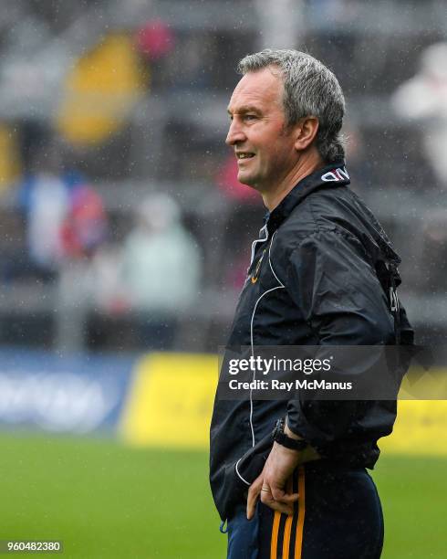 Limerick , Ireland - 20 May 2018; Tipperary manager Michael Ryan near the end of the Munster GAA Hurling Senior Championship Round 1 match between...