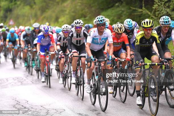 Mikel Nieve Ituralde of Spain and Team Mitchelton-Scott / Vasil Kiryienka of Belarus and Team Sky / Domenico Pozzovivo of Italy and Team...