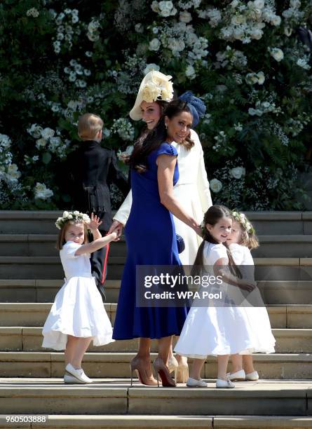 Princess Charlotte of Cambridge, Prince George of Cambridge, Catherine, Duchess of Cambridge, Jessica Mulroney, Ivy Mulroney and Florence van Cutsem...