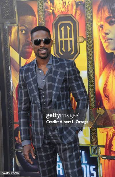 Actor Sterling K. Brown arrives for the Global Road Entertainment's "Hotel Artemis" Premiere held at Regency Village Theatre on May 19, 2018 in...