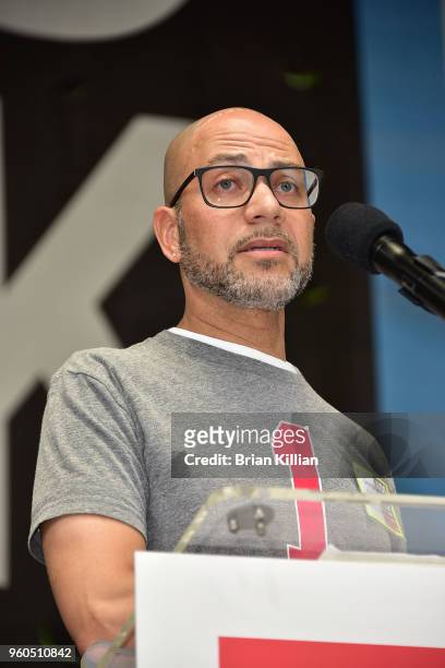 George Gates from Gilead Sciences attends the 2018 AIDS Walk New York on May 20, 2018 in New York City.