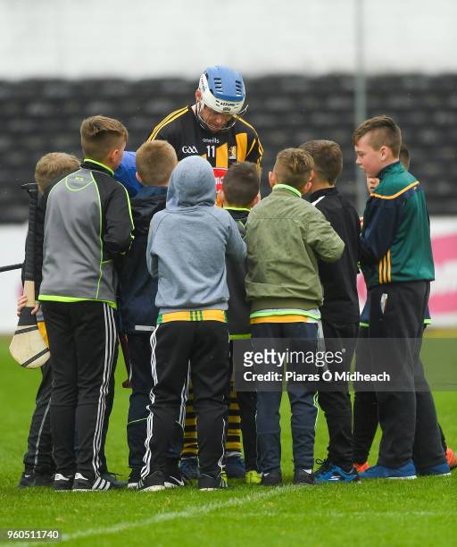 Kilkenny , Ireland - 20 May 2018; TJ Reid of Kilkenny signs autographs for supporters after the Leinster GAA Hurling Senior Championship Round 2...