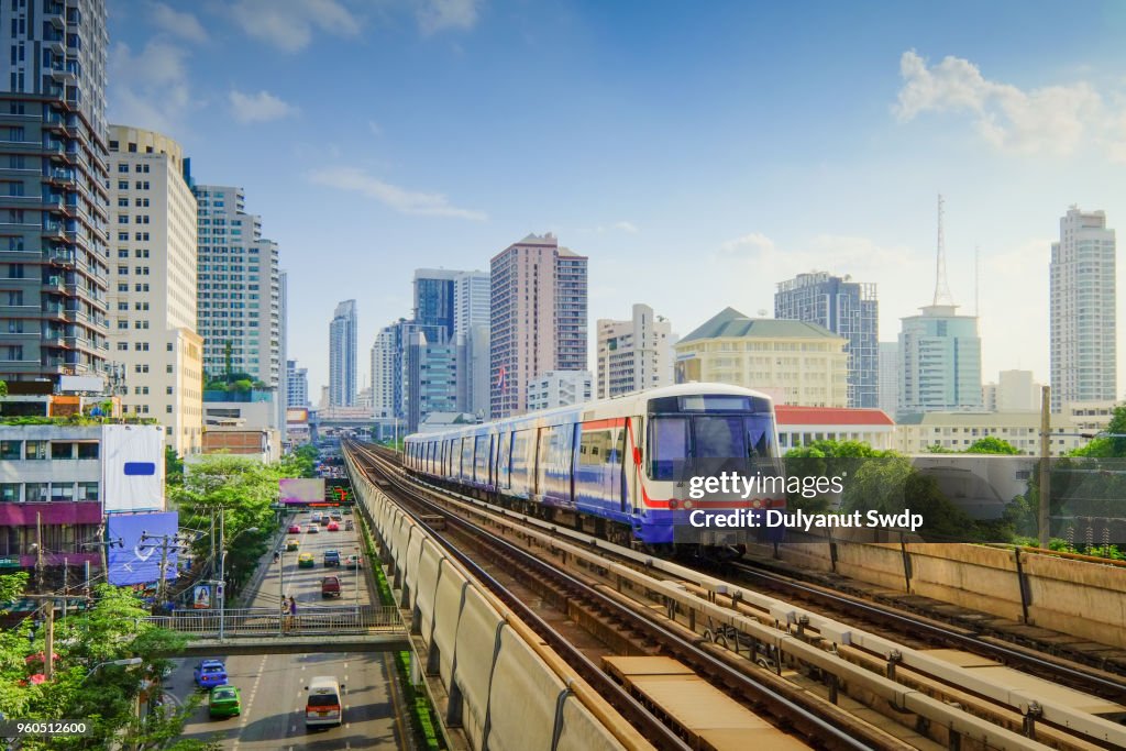Skytrain in Bangkok.