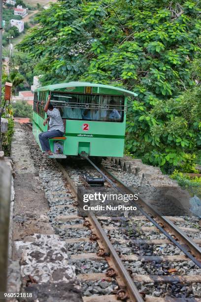 The rope car carries Tamil Hindu devotees to the Palani Arulmigu Shri Dhandayuthapani temple which is one of the Six Abodes of Murugan. The temple is...