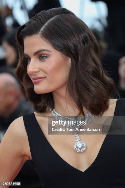 Isabeli Fontana attends the screening of "The Wild Pear Tree " during the 71st annual Cannes Film Festival at Palais des Festivals on May 18, 2018 in...