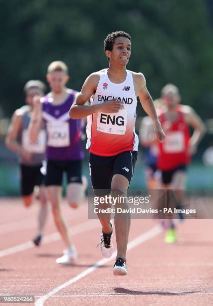 Daniel Rowden in the 800m during the Loughborough International Athletics Meeting at the Paula Radcliffe Stadium, Loughborough.