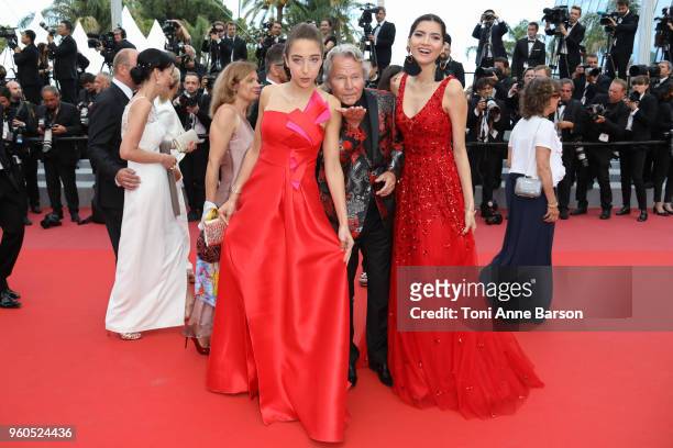 Letizia Pinochi, John Savage and Blanca Blanco attend the screening of "The Wild Pear Tree " during the 71st annual Cannes Film Festival at Palais...