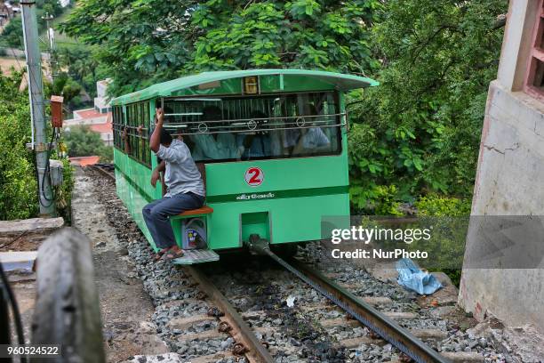 The rope car carries Tamil Hindu devotees to the Palani Arulmigu Shri Dhandayuthapani temple which is one of the Six Abodes of Murugan. The temple is...