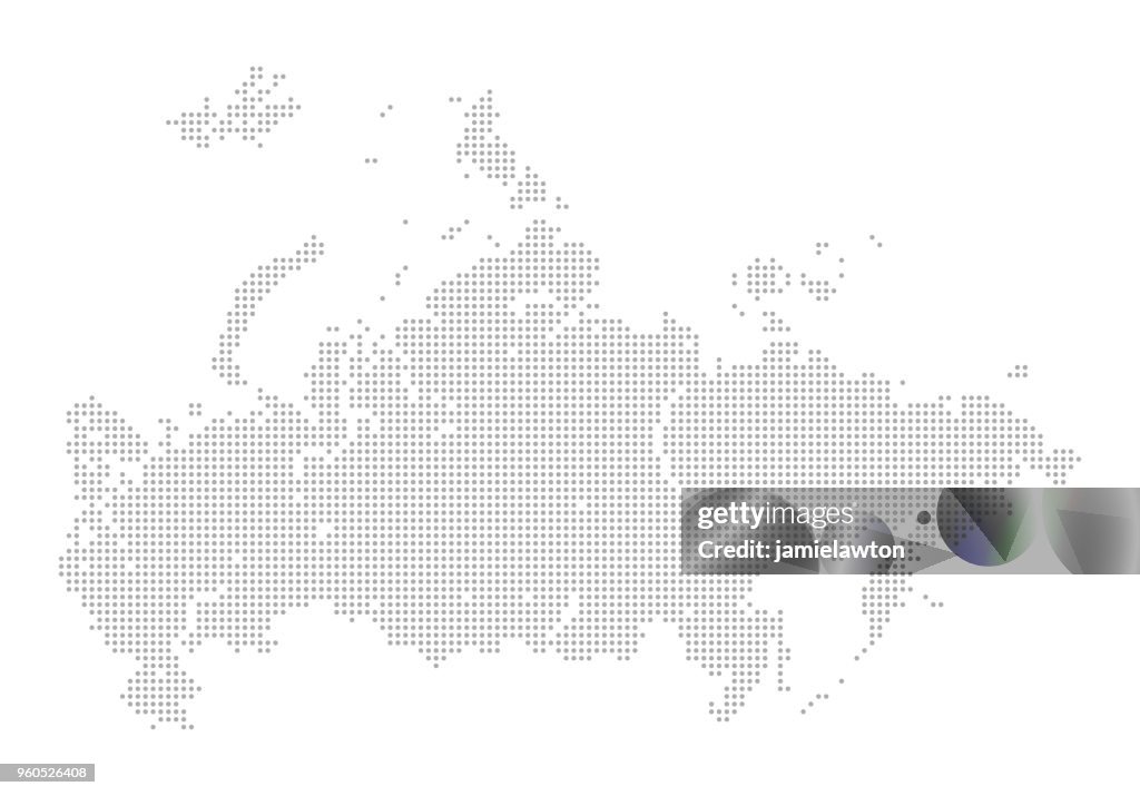 Map of Dots - Russia