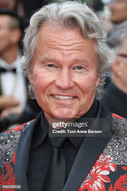 John Savage attends the screening of "The Wild Pear Tree " during the 71st annual Cannes Film Festival at Palais des Festivals on May 18, 2018 in...