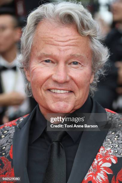 John Savage attends the screening of "The Wild Pear Tree " during the 71st annual Cannes Film Festival at Palais des Festivals on May 18, 2018 in...