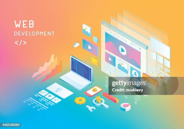 web-entwicklung - software-development-icon stock-grafiken, -clipart, -cartoons und -symbole