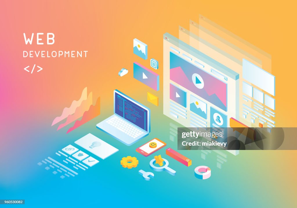 Web Development Images High Web Development High-Res Vector Graphic - Getty Images