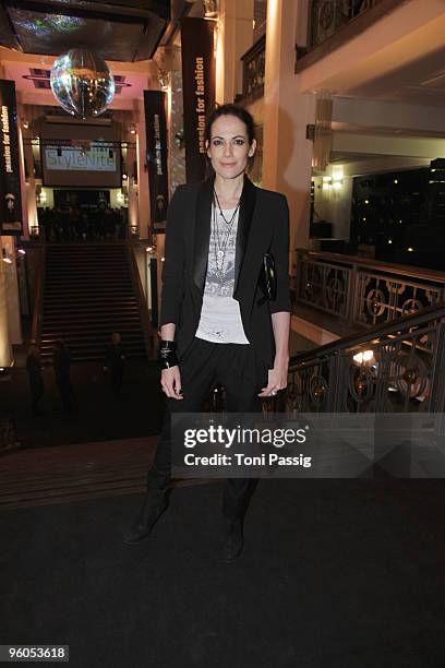 Actress Bettina Zimmermann arrives at the Michalsky Style Night during the Mercedes-Benz Fashion Week Berlin Autumn/Winter 2010 at the...