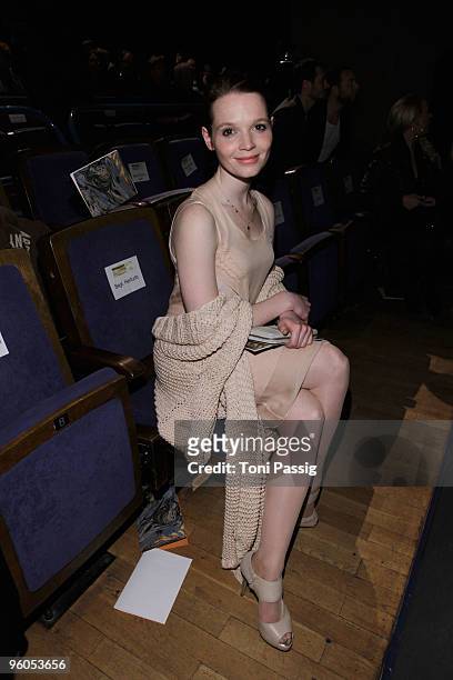 Actress Karoline Herfurth arrives at the Michalsky Style Night during the Mercedes-Benz Fashion Week Berlin Autumn/Winter 2010 at the...