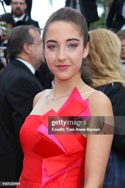 Letizia Pinochi attends the screening of "The Wild Pear Tree " during the 71st annual Cannes Film Festival at Palais des Festivals on May 18, 2018 in...