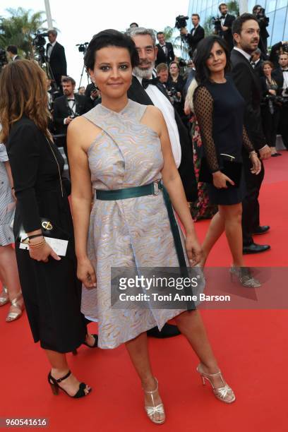Najat Vallaud-Belkacem attends the screening of "The Wild Pear Tree " during the 71st annual Cannes Film Festival at Palais des Festivals on May 18,...