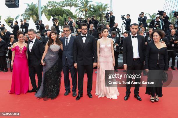 Akin Aksu, producer Zeynep Ozbatur Atakan, actress Hazar Erguclu, actor Dogu Demirkol, director Nuri Bilge Ceylan, Ayaz Ceylan, writer Ebru Ceylan,...