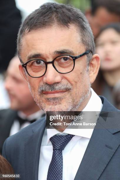 Nuri Bilge Ceylan attends the screening of "The Wild Pear Tree " during the 71st annual Cannes Film Festival at Palais des Festivals on May 18, 2018...