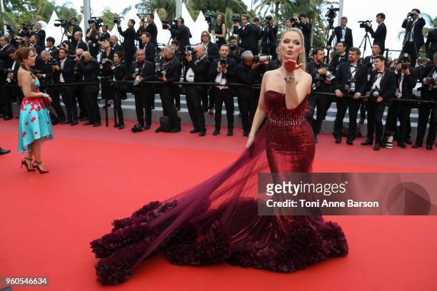 Guest attends the screening of "The Wild Pear Tree " during the 71st annual Cannes Film Festival at Palais des Festivals on May 18, 2018 in Cannes,...