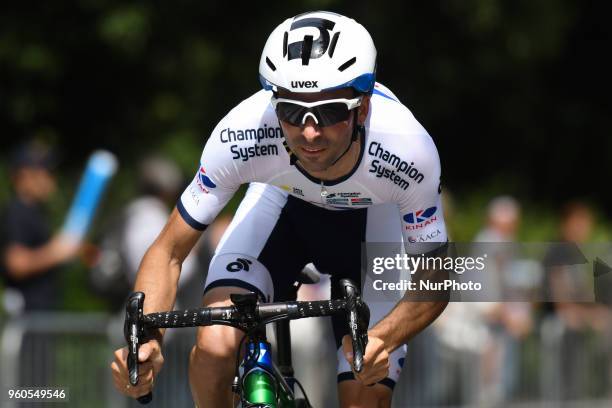 Spanish rider Marcos Garcia Fernandez from Kinan Cycling team in action during the opening stage, 2.6km Individual Time Trial in Daisen Park, Sakai....