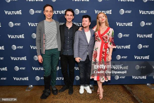 Actor Jim Parsons, Writer Daniel Pearle, Director Silas Howard, and Actor Claire Danes of A Kid Like Jake attend Day Two of the Vulture Festival...