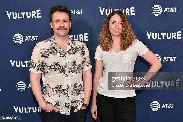 Bryan Safi and Erin Gibson of Throwing Shade attend Day Two of the Vulture Festival Presented By AT&T at Milk Studios on May 20, 2018 in New York...