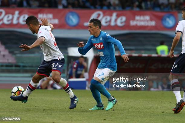 Jos Callejon during the Italian Serie A football SSC Napoli v FC Crotone at S. Paolo Stadium in Naples on May 20, 2018