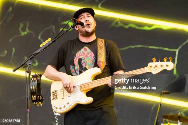 Zach Carothers of Portugal the Man performs during Hangout Music Festival on May 18, 2018 in Gulf Shores, Alabama.