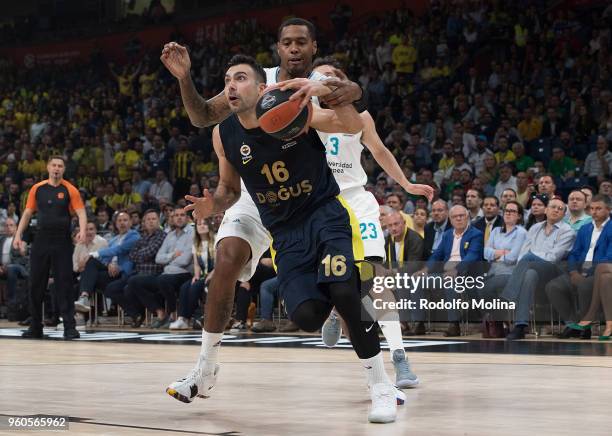 Kostas Sloukas, #16 of Fenerbahce Dogus Istanbul in action during the 2018 Turkish Airlines EuroLeague F4 Championship Game between Real Madrid v...