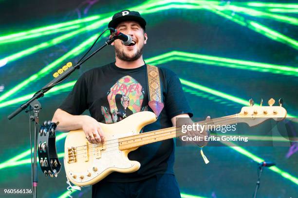 Zach Carothers of Portugal the Man performs during Hangout Music Festival on May 18, 2018 in Gulf Shores, Alabama.