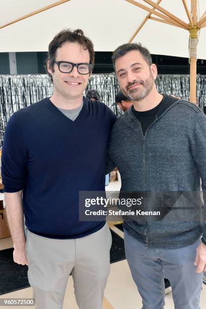 BIll Hader and Jimmy Kimmel attend Hammer Museum K.A.M.P. 2018 at Hammer Museum on May 20, 2018 in Los Angeles, California.