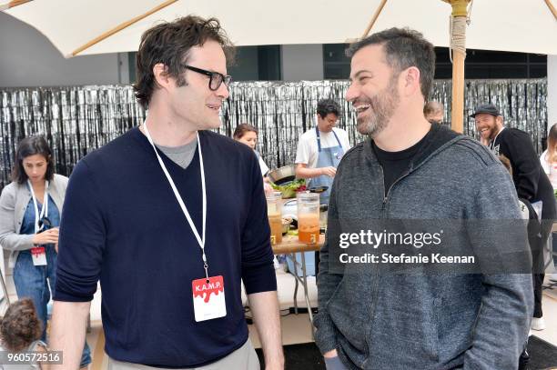 BIll Hader and Jimmy Kimmel attend Hammer Museum K.A.M.P. 2018 at Hammer Museum on May 20, 2018 in Los Angeles, California.