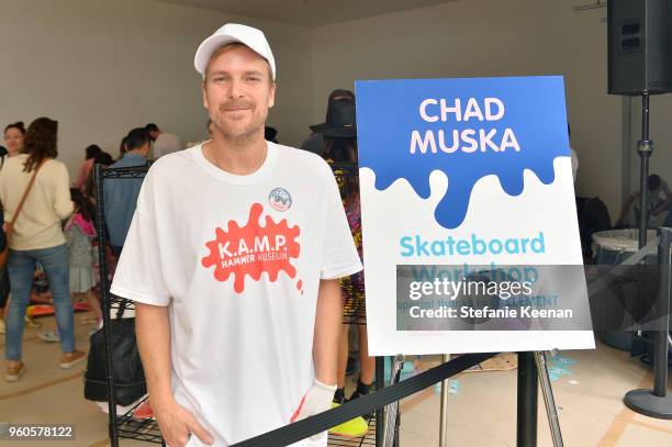 Chad Muska attends Hammer Museum K.A.M.P. 2018 at Hammer Museum on May 20, 2018 in Los Angeles, California.